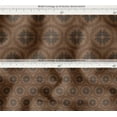 thumbnail image 4 of Soimoi Waterproof Outdoor Fabric By The Yard | Block Print on Brown | 56" Wide | UV Resistant & Durable Taffeta Material for Cushions, Covers, Curtains, awning & DIY Projects, 4 of 7