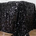thumbnail image 2 of BalsaCircle 90" x 156" Big Payette Sequin Tablecloth Black, 2 of 8