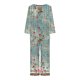thumbnail image 5 of Puntoco Conjunto de pijama cómodo de dos piezas con cuello redondo y manga larga para mujer Puntoco Puntoco-3715, 5 of 5