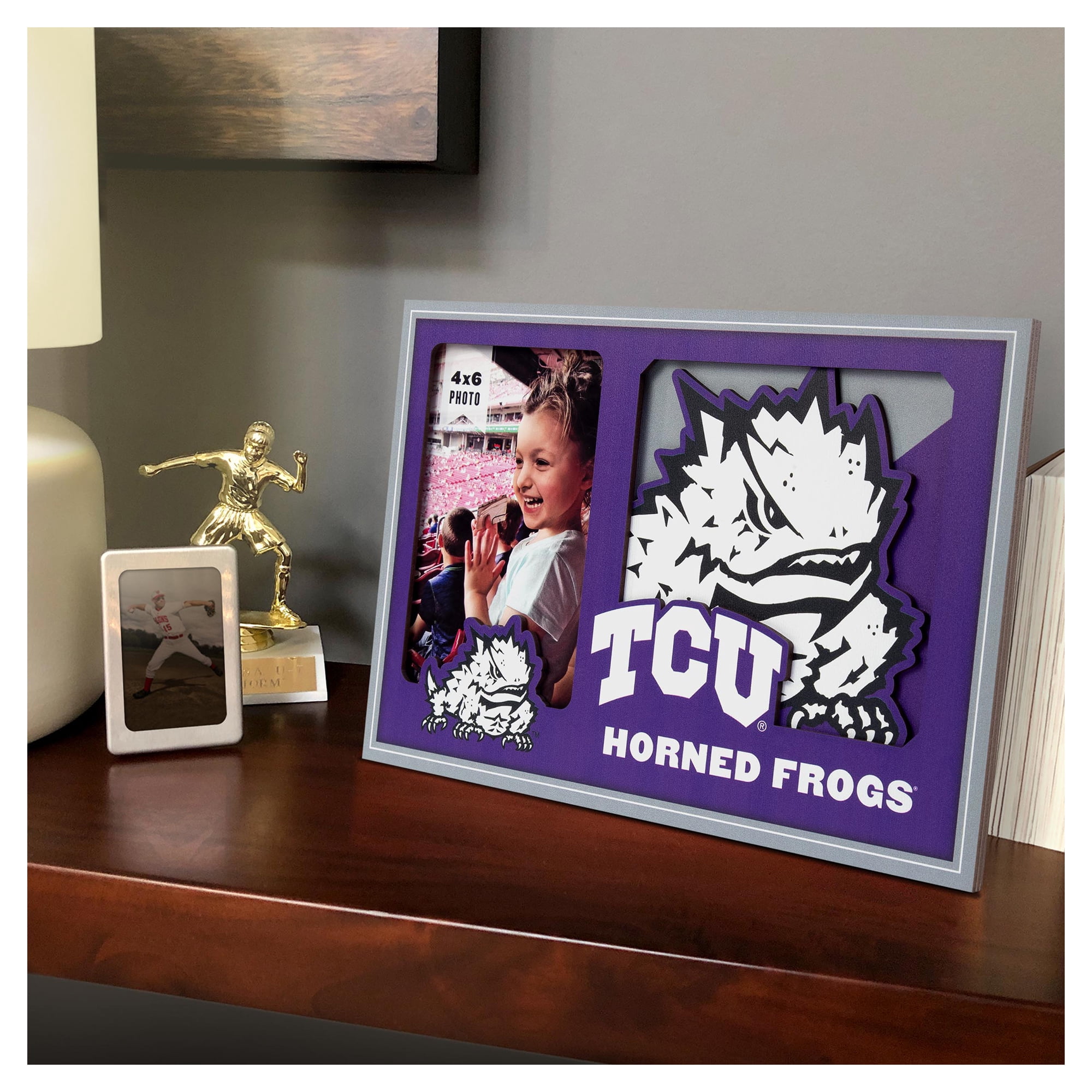 IDNA TCU Horned Frogs 3D Logo Series Picture Frame