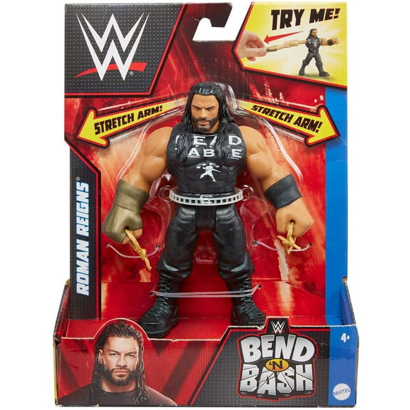 WWE Bend ‘N Bash Action Figures, 5.5-inch Collectible for Ages 6 Years Old & Up