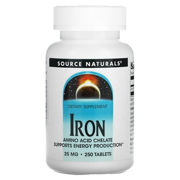 Source Naturals Iron 25 mg 250 Tabs