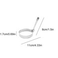 thumbnail image 3 of QTOCIO Factory Direct Stainless Steel Omelette Ring Round Omelette Household Omelette Baking Tools, 3 of 6