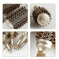 1PC Round Hair Comb Ceramic Brush Boar Bristle Hairdressing Thermal Brush for Hair Curling