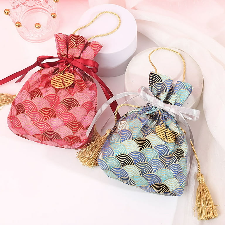  Wedding Candy Bag Flannel Wedding Candy Packing Bag