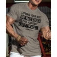 thumbnail image 2 of Gymish Hardest Lifting Saying Shirts for Men – Funny Weightlifting Gym T-Shirt, Workout Shirts for Men, Mens Gym Shirt, Gym TShirts for Men, Gym Clothes for Men, Motivational Gym Wear, 2 of 5