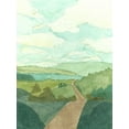 thumbnail image 2 of Meagher, Megan 19x24 White Modern Wood Framed Museum Art Print Titled - Countryside Collage I, 2 of 4