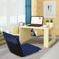 thumbnail image 4 of Gymax Chaise de Sol Réglable 6 Positions Pliable Fauteuil de Repos Multiangle Marine, 4 of 9