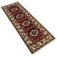 thumbnail image 7 of 2.9x8 Hand Knotted Antique Kazak Runner Blue and Rust Traditional Tribal Armenian Rug | KZA6, 7 of 7
