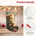 thumbnail image 4 of Sikiie Cute Kitten Water Lilies Christmas Stockings,18 Inches Christmas Stockings Xmas Hanging Stockings for Family Christmas Decorations & Gifts, 4 of 7