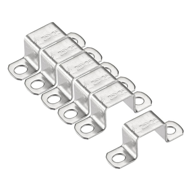 U・x・U Uxcell 22 x 27mm 304 Stainless Steel U Shaped Connector Bracket 6