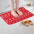 thumbnail image 3 of YST Christmas 20"X 32" Bath Mat,Xmas Elk Deer Bathroom Rugs,Winter Snowflake Non Slip Bath Rug Candy Pine Tree Christmas Gift Doormats Floor Mats,Red Christmas Decoration, 3 of 5