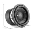 thumbnail image 2 of CT Sounds Tropo 6.5 Inch Car Audio Subwoofer 200w RMS Dual 4 Ohm, 2 of 7