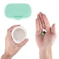 thumbnail image 4 of Unique Bargains 1 Pc 8 Grids Double Layer Pill Box for Travel Blue Green, 4 of 6