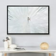 thumbnail image 3 of wall26 Framed Canvas Print Wall Art Vibrant Bright White Peacock Bird Feathers Nature Animals Photography Realism Rustic Scenic Landscape Colorful for Living Room, Bedroom, Office - 16"x24", 3 of 5