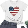 thumbnail image 5 of VerPetridure American Flag Shirts for Women 4th of July T Shirt Funny USA Print Crew Neck Tees Patriotic Casual Short Sleeve Tops, 5 of 5