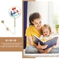 thumbnail image 4 of KAKOWELY 1Pc Metal Bookmark Circular Fan Shape Bookmark Chinese Style Bookmark for Student,7.09"X1.97"X0.08", 4 of 5