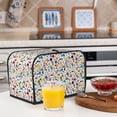thumbnail image 6 of Yiaed Colorful Spots Print Two Slice Bread Machine Cover, Universal Size Kitchen Appliance Cover for Bread Machine,Bread Machine Cover, 6 of 7