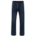 thumbnail image 4 of Mens Jeans Straight Leg Slim Fit Tube Business formal Solid Color Jeans Stretch Casual Relaxed Fit Outdoor Denim Pants, 4 of 9