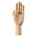 thumbnail image 4 of Figura de maniquí de mano izquierda de madera, herramienta de dibujo, decoración de escritorio, versátil Medio, 4 of 9