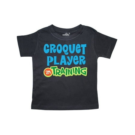 

Inktastic Croquet Player in Training Gift Toddler Boy or Toddler Girl T-Shirt