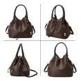 thumbnail image 5 of GOWELL Fashion Bucket Bag for Women's Large Capacity Crossbody Handbag Tote Bag Faux Leather Single Commuter Bag Detachable & Adjustable Shoulder Strap, Shoulder Bag Bucket, 5 of 8