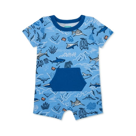 

Garanimals Baby Boy Short Sleeve Print Romper Sizes 0-24 Months