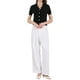 thumbnail image 2 of Suéteres de punto cortos de manga corta con cuello en V para mujeres Inspire Chic XL negro, 2 of 5