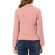 thumbnail image 3 of BLAZER DE TRABAJO PARA MUJERES INSPIRE CHIC CON SOLAPA Y MANGAS LARGAS, TRAJE BLAZER EN ROSA OSCURO, TALLA 2XL, 3 of 7