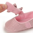 thumbnail image 4 of Hipattires Shoes for Preemie Pink Solid Girls Shoes Easy on, 4 of 7