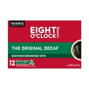 Eight O'Clock Coffee Decaffeinated Medium Roast The Original Decaf Coffee 12 - 0.33 oz K-Cup Pods