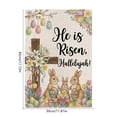 thumbnail image 3 of ddioayh Garden Flag Easter Bunny Egg Printed Outdoor Holiday Decoration Weather Resistant Standard Size For Yard Patio Entryway, 3 of 6