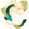 thumbnail image 3 of Vess, June Erica 20x20 Black Modern Framed Museum Art Print Titled - Abstract Orchid I, 3 of 5