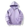 ATOGUTA Sweatshirts for Girls Hooded Sweatshirt Kids Long Sleeve Zip Up Hoodies with Pocket Purple, Size 2T-12
