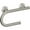 Brushed Nickel, variant on Moen LR2352DCH Bathroom Safety 8-Inch Grab Bar with Integrated Toilet Paper Holder, Chrome
