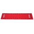 thumbnail image 3 of Camino de Mesa de Navidad ANGGREK Rojo 33.5 X 33.5 Pulgadas, 3 of 8