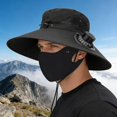 thumbnail image 4 of Kugisaki Summer Bucket Hat Sun Hat with Fans Solar Power & USB Charging Fishing Essentials for Women Men Camping Hiking Beach Gardening, 4 of 7