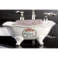 thumbnail image 3 of Kingston Brass BATUBFLW 8 in. Savon Superfins Slipper Clawfoot Tub Decorative Soap Dish, 3 of 4