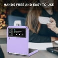 thumbnail image 5 of ELEHOLD Case for Samsung Galaxy Z Flip4 2022,Slim Lightweight Hard PC Matte Case Shockproof Anti-Scratch Durable Phone Case for Women Men for Galaxy Z Flip 4,Purple, 5 of 7