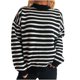 thumbnail image 2 of Ailaofu Women's Sweater-Hampstead Narrow Stripe, 2 of 5