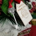 thumbnail image 5 of Santa's Key Ornament for No Chimney Houses, Alloy Key with Wooden "Santa's Key" Card, Christmas Tree Decor, Family Tradition, 5 of 6