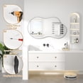 thumbnail image 7 of PAIHOME Irregular Wall Mirrors 26"×46" – Black Asymmetrical Wavy Decorative Bathroom Mirrors for Bedroom Living Room, 7 of 7