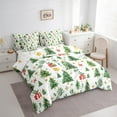 thumbnail image 3 of Manfei Green Xmas Tree Bedding Comforter Set 7-Piece,Merry Christmas King Bedding Sets,Happy New Year Bed Sheets For Children,Luxury Bedroom Decor Reversible, 3 of 8