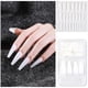 thumbnail image 1 of Uñas postizas a presión, regalo para mujer, 24 uñas postizas largas de cobertura completa, puntas de ataúd, manicura artística de bailarina, pegatinas para uñas., 1 of 2
