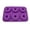 A-Purple B, variant on Clearance sale!Pedty 1Pc Donut Mold,6-Cavity Silicone Donut Baking Pan Non-Stick Mold Dishwasher Decoration Tools