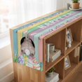 thumbnail image 6 of Table Runners 90 Inches Long Dress Scarves, Easter Bunny Farmhouse Coffee/Dining/Kitchen Table Runner for Living Room, Eggs Cute Rabbit Colorful Wooden Grain Rustic 13x90 Inch, 6 of 9