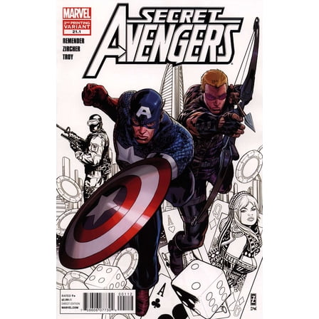 Secret Avengers #21.1 (2nd) VF ; Marvel Comic Book
