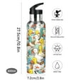 thumbnail image 5 of ALAZA Cute Ducks Water Bottle Insulated Flask Stainless Steel Straw Lid 20 oz, 5 of 6