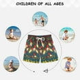 thumbnail image 6 of FORMRS Boys Swim Trunks Quick Dry Mesh Liner Boardshorts Sizes XS-XL, Red Christmas Light, 6 of 7