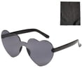 thumbnail image 1 of Fiudx Gafas de Sol Sin Montura En Forma de Corazón, Transparentes, de Color Caramelo, 1 of 2